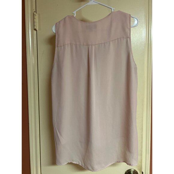 My Michelle XL Pink Chiffon Tank Top Blouse - Picture 6 of 6
